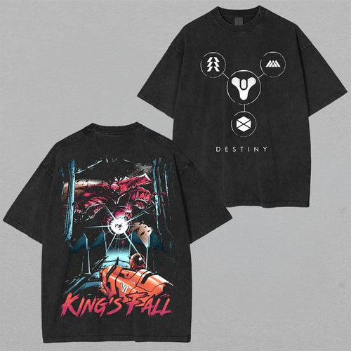 Destinys King's Fall Unisex Washed T-Shirt