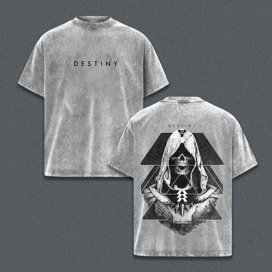 Destiny Printed Unisex Washed T-Shirt